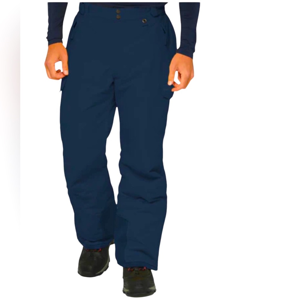 New ARCTIX Insulated Cargo Navy Blue Snow Pants  (28-30W)x 25”L ( Men’s Small )